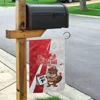 Canada Day Garden Flag Beaver Mountie Maple Leaves