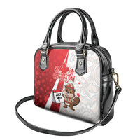 Canada Day Shoulder Handbag Beaver Mountie Maple Leaves