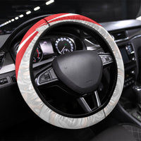 Canada Day Steering Wheel Cover Beaver Mountie Maple Leaves