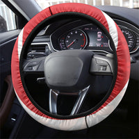 Canada Day Steering Wheel Cover Beaver Mountie Maple Leaves