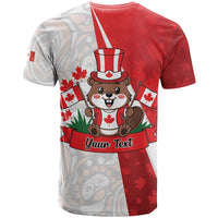 Personalised Canada Day T Shirt Beaver Mountie Maple Leaves