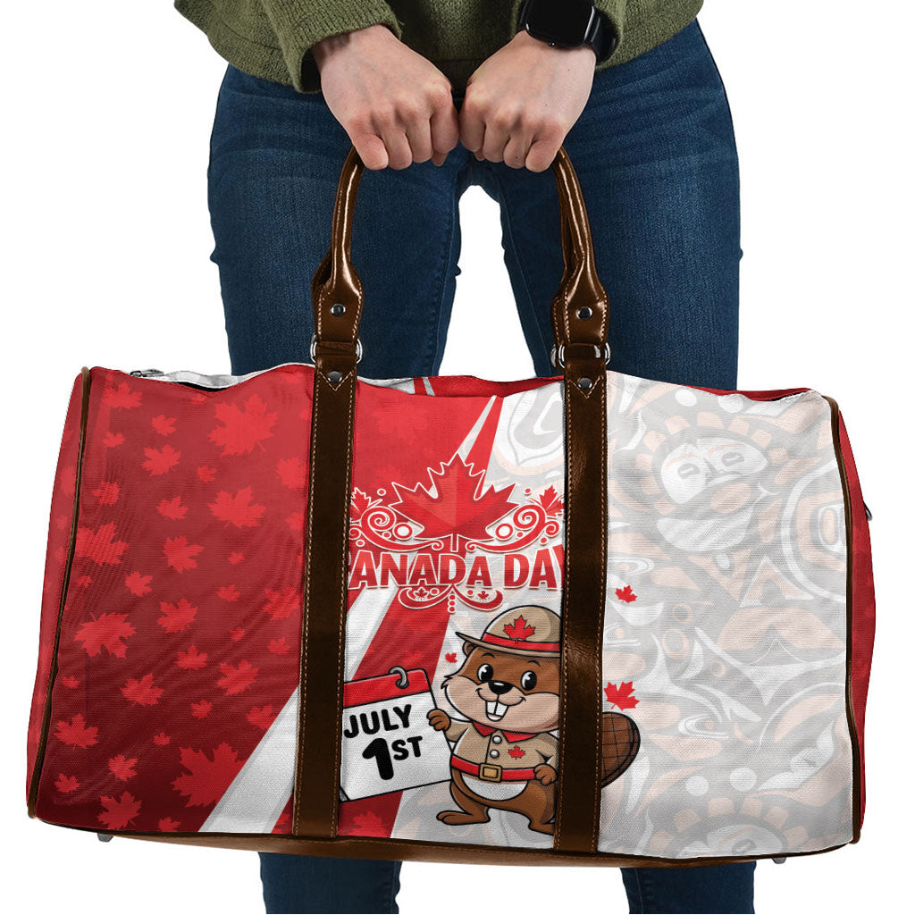Canada Day Travel Bag Beaver Mountie Maple Leaves