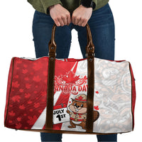 Canada Day Travel Bag Beaver Mountie Maple Leaves
