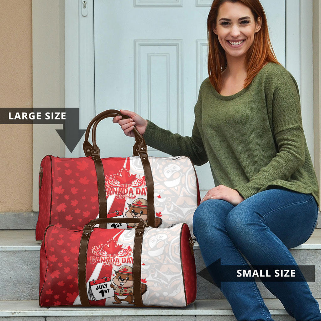 Canada Day Travel Bag Beaver Mountie Maple Leaves