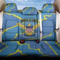 US Virgin Islands Back Car Seat Cover Grunge Stylized