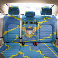 US Virgin Islands Back Car Seat Cover Grunge Stylized