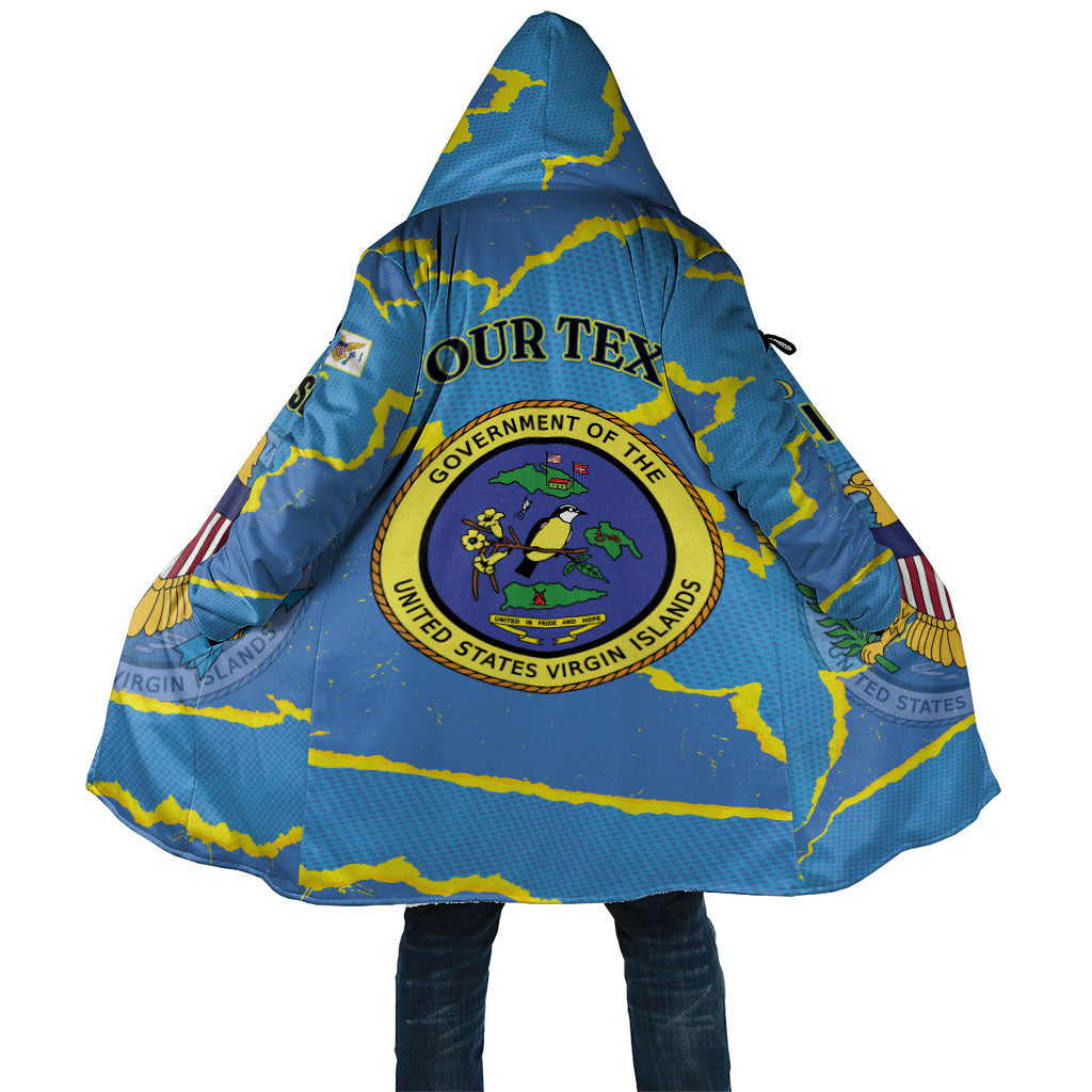 Personalized US Virgin Islands Cloak Grunge Stylized