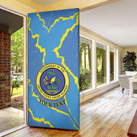 Personalized US Virgin Islands Door Cover Grunge Stylized