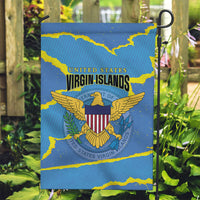 US Virgin Islands Garden Flag Grunge Stylized