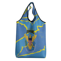 US Virgin Islands Grocery Bag Grunge Stylized