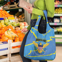 US Virgin Islands Grocery Bag Grunge Stylized