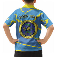 Personalized US Virgin Islands Kid Hawaiian Shirt Grunge Stylized LT01