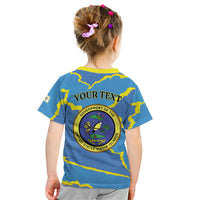 Personalized US Virgin Islands Kid T Shirt Grunge Stylized