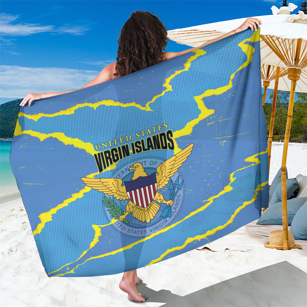 US Virgin Islands Sarong Grunge Stylized