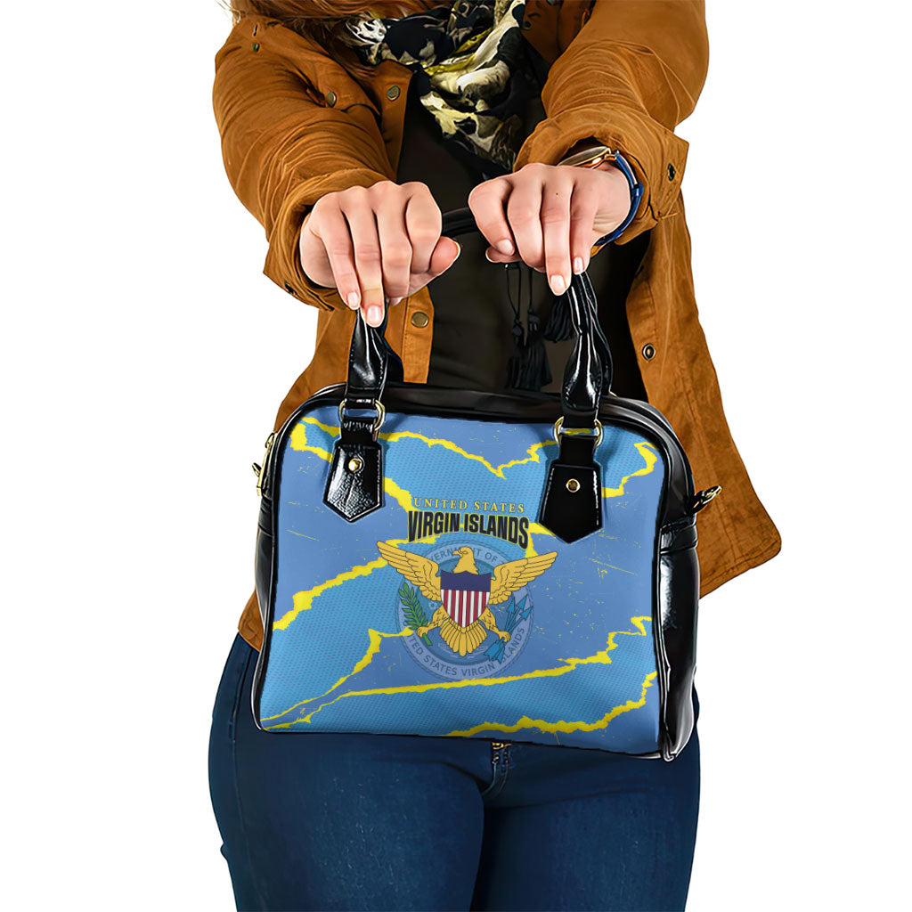 US Virgin Islands Shoulder Handbag Grunge Stylized