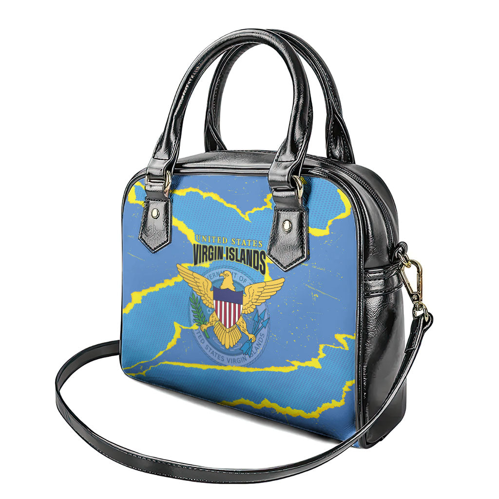 US Virgin Islands Shoulder Handbag Grunge Stylized