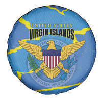 US Virgin Islands Spare Tire Cover Grunge Stylized