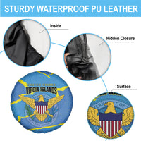 US Virgin Islands Spare Tire Cover Grunge Stylized