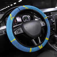 US Virgin Islands Steering Wheel Cover Grunge Stylized