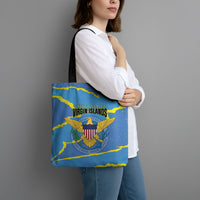 US Virgin Islands Tote Bag Grunge Stylized