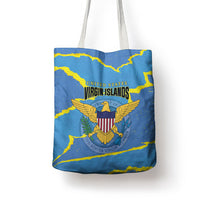 US Virgin Islands Tote Bag Grunge Stylized