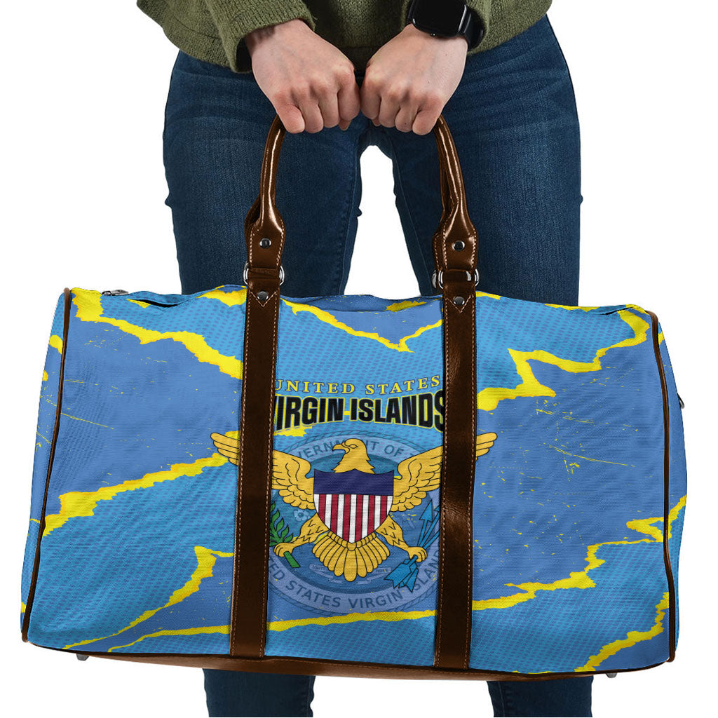 US Virgin Islands Travel Bag Grunge Stylized