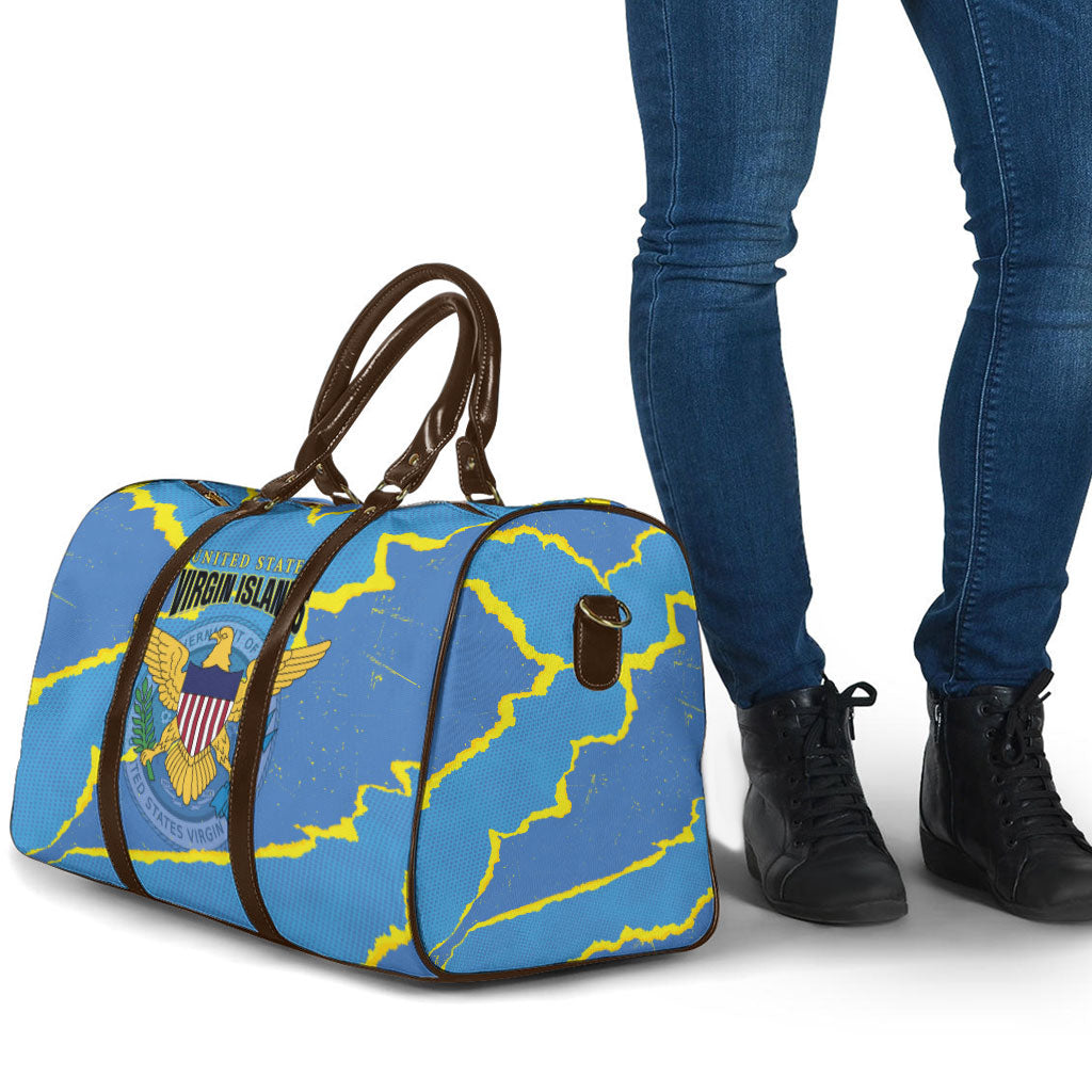 US Virgin Islands Travel Bag Grunge Stylized