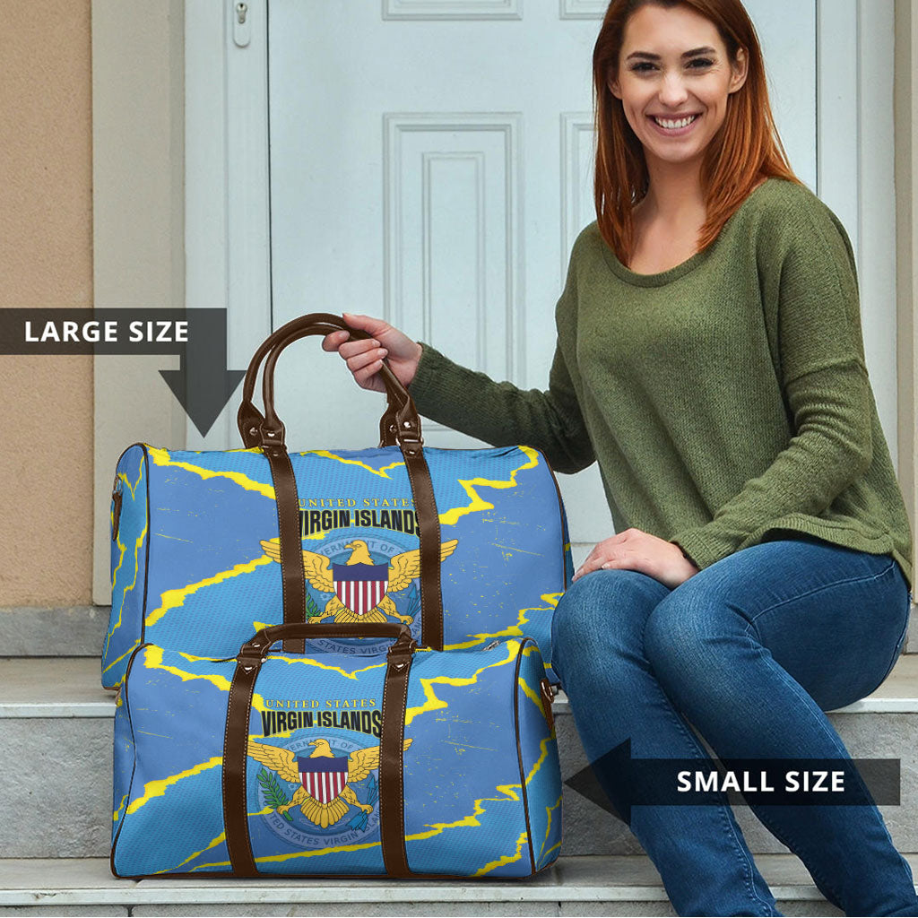 US Virgin Islands Travel Bag Grunge Stylized