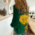 South Africa Women Casual Shirt Springbok and Proteas African Pattern - Wonder Print Shop