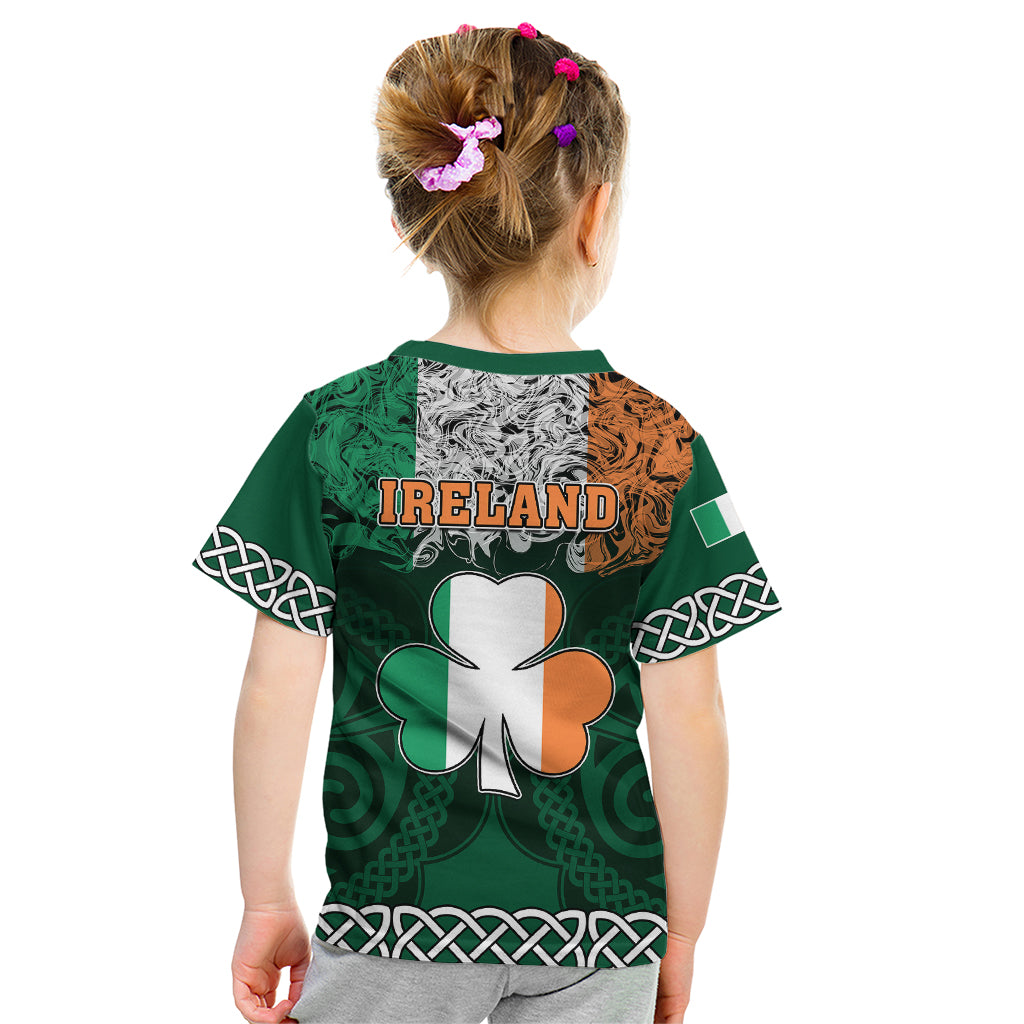 Ireland Kid T Shirt Irish Shamrock Mix Celtic Knotwork Pattern - Wonder Print Shop