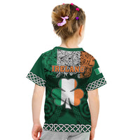 Ireland Kid T Shirt Irish Shamrock Mix Celtic Knotwork Pattern - Wonder Print Shop