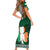 Ireland Short Sleeve Bodycon Dress Irish Shamrock Mix Celtic Knotwork Pattern - Wonder Print Shop