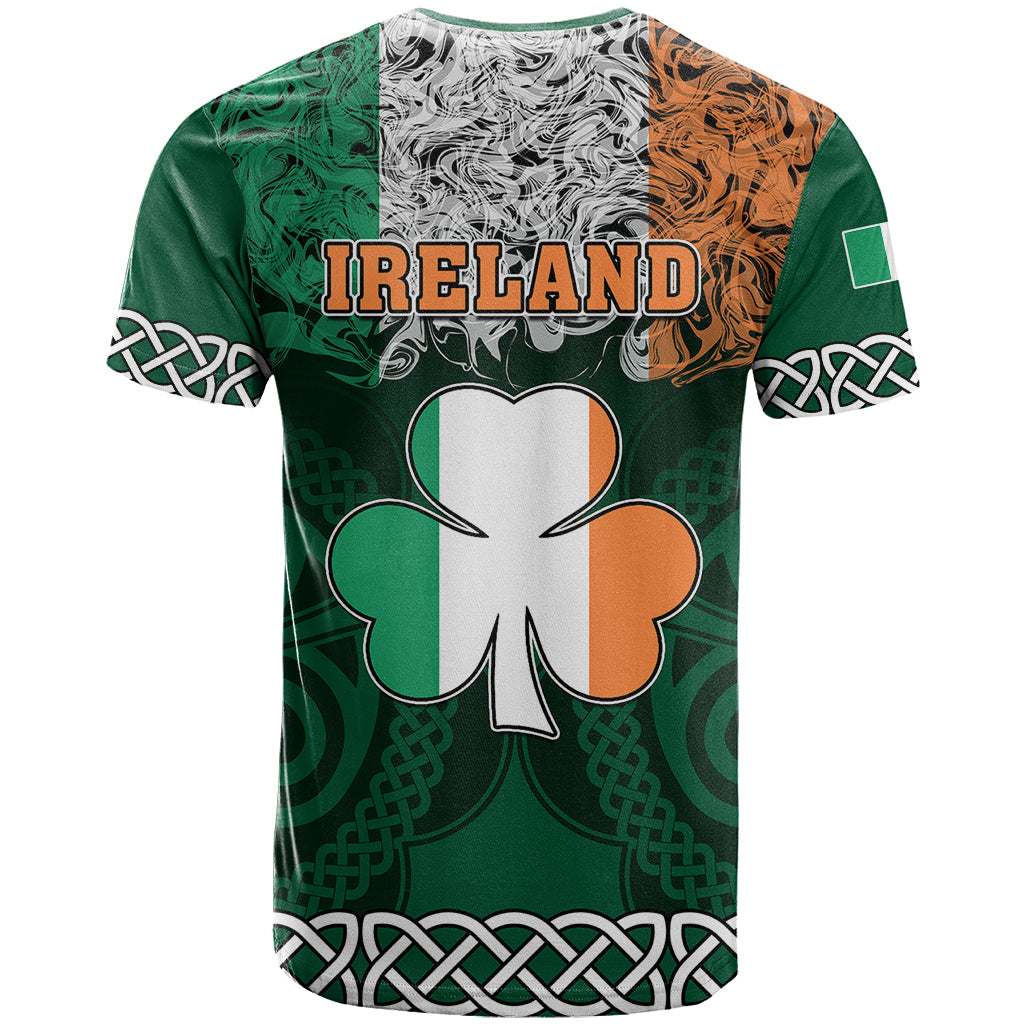 Ireland T Shirt Irish Shamrock Mix Celtic Knotwork Pattern - Wonder Print Shop