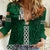 Ireland Women Casual Shirt Irish Shamrock Mix Celtic Knotwork Pattern - Wonder Print Shop