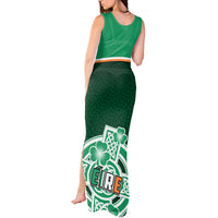 Ireland Tank Maxi Dress Irish Shamrock Harp Mix Celtic Pattern - Wonder Print Shop
