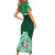 Personalised Ireland Short Sleeve Bodycon Dress Irish Shamrock Harp Mix Celtic Pattern - Wonder Print Shop