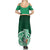 Personalised Ireland Summer Maxi Dress Irish Shamrock Harp Mix Celtic Pattern - Wonder Print Shop
