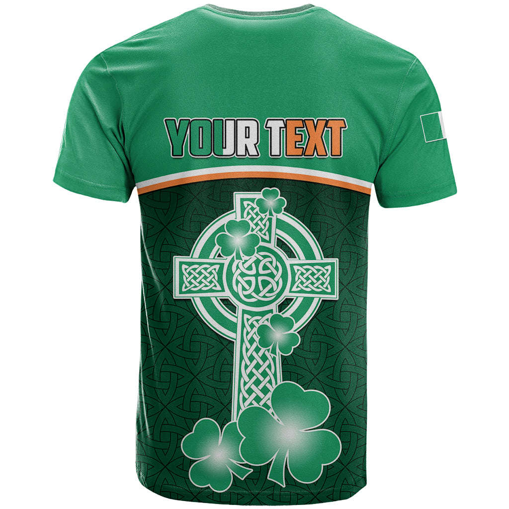 Personalised Ireland T Shirt Irish Shamrock Harp Mix Celtic Pattern - Wonder Print Shop