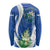 El Salvador Independence Day Long Sleeve Shirt Flor De Izote With Turquoise Browed Motmot - Wonder Print Shop