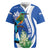 El Salvador Independence Day Rugby Jersey Flor De Izote With Turquoise Browed Motmot - Wonder Print Shop