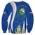 El Salvador Independence Day Sweatshirt Flor De Izote With Turquoise Browed Motmot - Wonder Print Shop