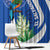 El Salvador Independence Day Window Curtain Flor De Izote With Turquoise Browed Motmot - Wonder Print Shop
