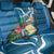 Guatemala Independence Day Back Car Seat Cover Quetzal Tropical Flower - Wonder Print Shop