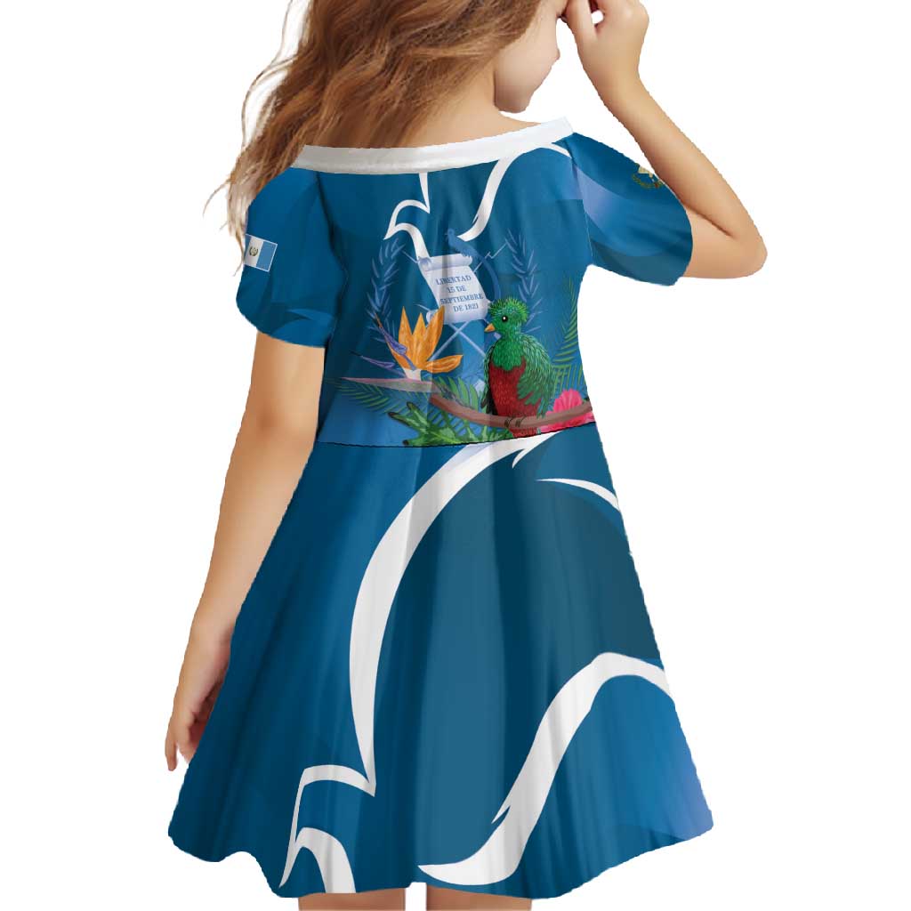 Guatemala Independence Day Family Matching Mermaid Dress and Hawaiian Shirt Quetzal Tropical Flower - Wonder Print Shop