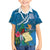 Guatemala Independence Day Family Matching Puletasi and Hawaiian Shirt Quetzal Tropical Flower - Wonder Print Shop
