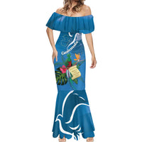 Guatemala Independence Day Mermaid Dress Quetzal Tropical Flower - Wonder Print Shop