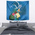 Guatemala Independence Day Tapestry Quetzal Tropical Flower - Wonder Print Shop