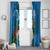 Guatemala Independence Day Window Curtain Quetzal Tropical Flower - Wonder Print Shop
