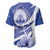 Honduras Baseball Jersey Coat of Arms Orchid Navy Blue - Wonder Print Shop