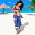 Honduras Sarong Coat of Arms Orchid Navy Blue - Wonder Print Shop